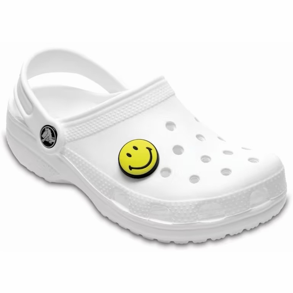 Crocs Jibbitz Smiley Face Charm - Picture 2 of 4